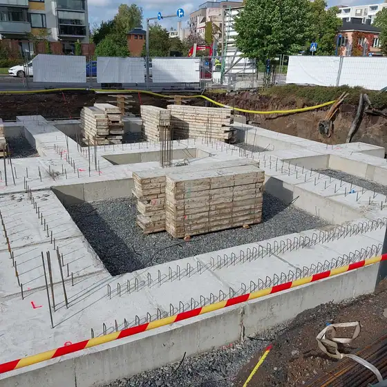 As Oy Järvenpään Pormestarinkulma – elementtiasennus, paikallavalu, perustukset ja raudoitus (2025), kuva 8
