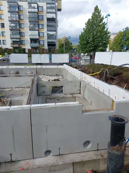 As Oy Järvenpään Pormestarinkulma – elementtiasennus, paikallavalu, perustukset ja raudoitus (2025), kuva 7