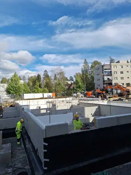 As Oy Järvenpään Pormestarinkulma – elementtiasennus, paikallavalu, perustukset ja raudoitus (2025), kuva 11