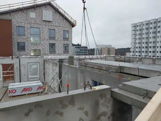 As Oy Järvenpään Pormestarinkulma – elementtiasennus, paikallavalu, perustukset ja raudoitus (2025), kuva 20