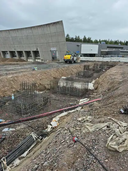 Linde Gas lastauslaitos – perustukset (2026), kuva 5