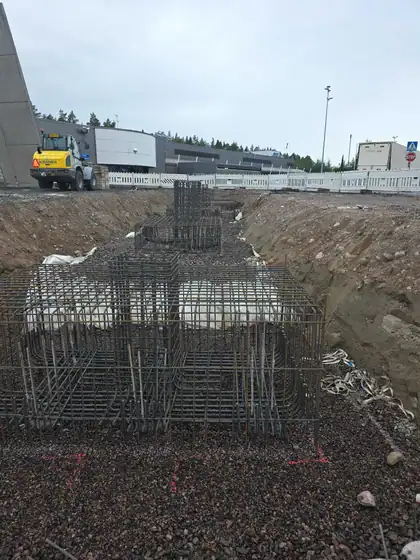 Linde Gas lastauslaitos – perustukset (2026), kuva 4