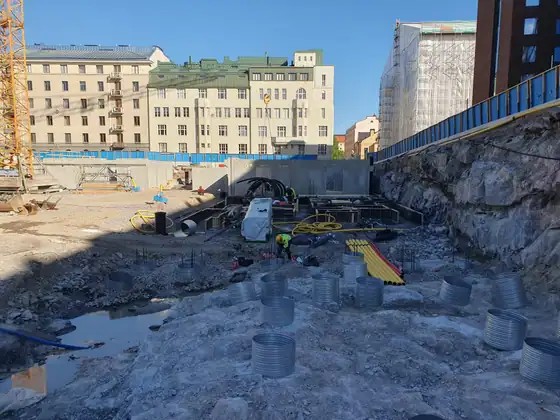 Töölönkatu 40 – elementtiasennus, paikallavalu ja perustukset (2026), kuva 3