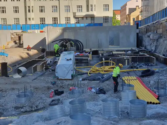 Töölönkatu 40 – elementtiasennus, paikallavalu ja perustukset (2026), kuva 2