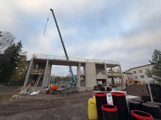 Munkkiniemen ja -⁠vuoren Liikuntahalli – elementtiasennus, paikallavalu ja perustukset (2026), kuva 16